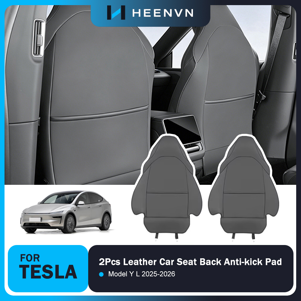 Leather Car Seat Cover - Heenvn 2Pcs Pelindung Sandaran Kursi Mobil