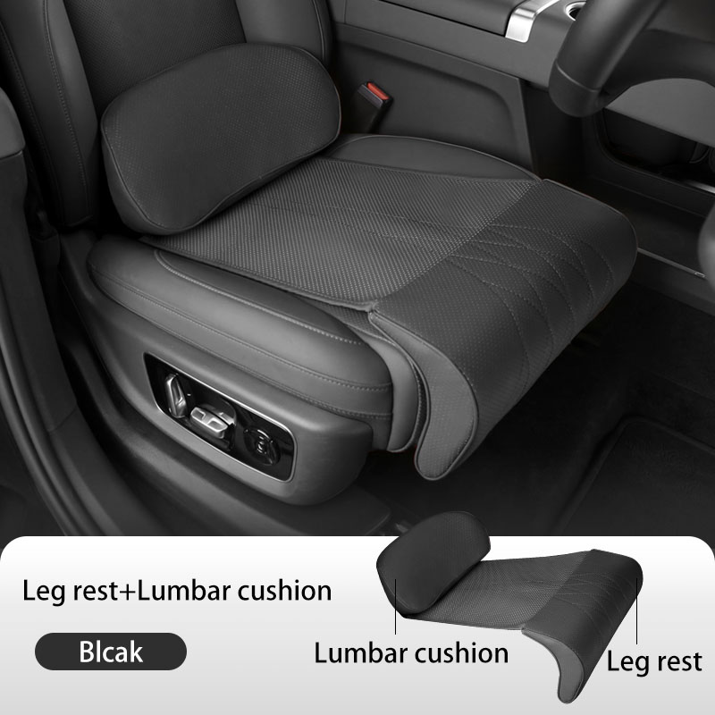 Leather Car Seat Cover - Penutup Jok Ekstensi Penyangga Kaki Kulit