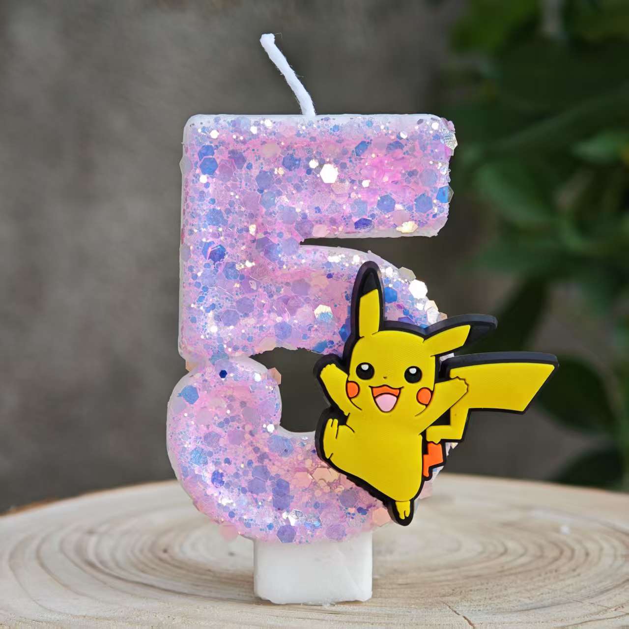 Car Accessories Girly - Lilin Pokémon Pikachu Nomor 0-9 Tema