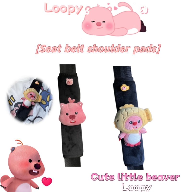Car Accessories Girly - Dekorasi Sabuk Pengaman Mobil Berbentuk Berang-berang
