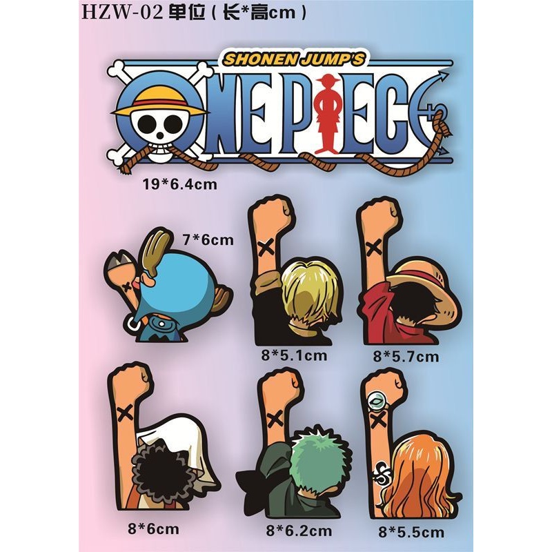 Stiker mobil listrik One Piece - Car Accessories Sticker ulasan dan harga