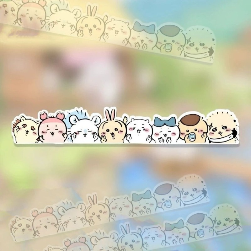Stiker Statis Kartun Chiikawa  - Car Accessories Girly ulasan dan harga