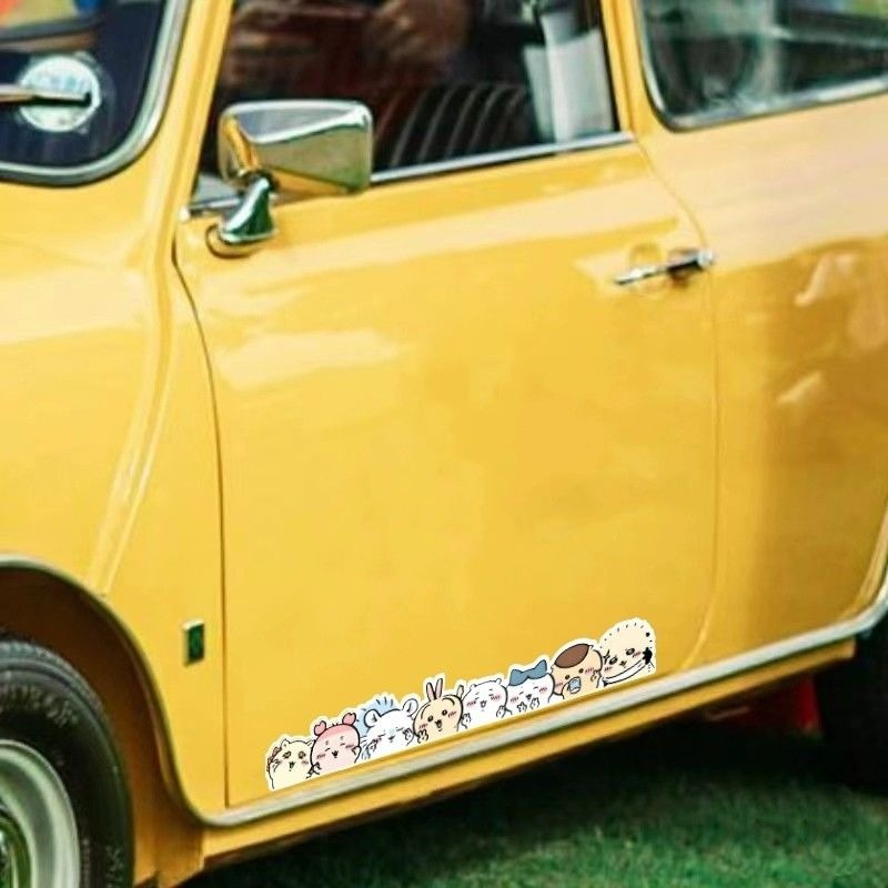 Stiker Statis Kartun Chiikawa  - Car Accessories Girly ulasan dan harga
