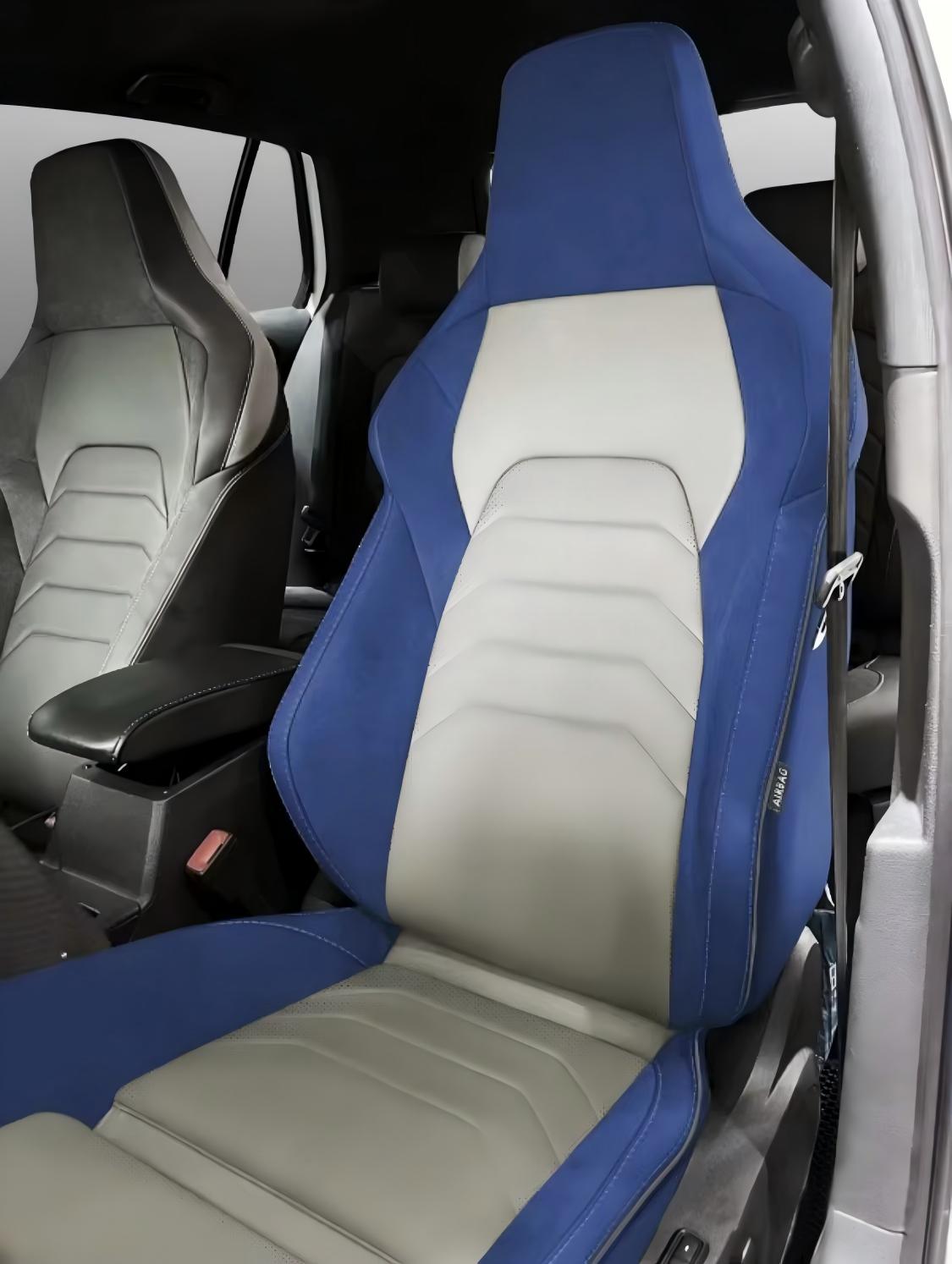 Jok Mobil Sport untuk GTI Raci - Leather Car Seat Cover ulasan dan harga