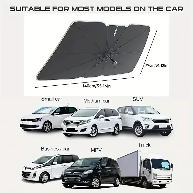 Penutup Kaca Depan Mobil Lipat - Automatic Car Sunshade ulasan dan harga