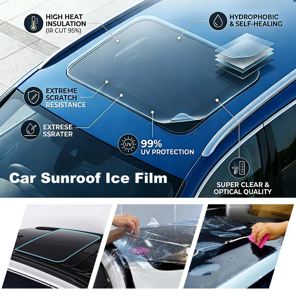 7.5mil TPH Film Pelindung Es u - Automatic Car Sunshade ulasan dan harga