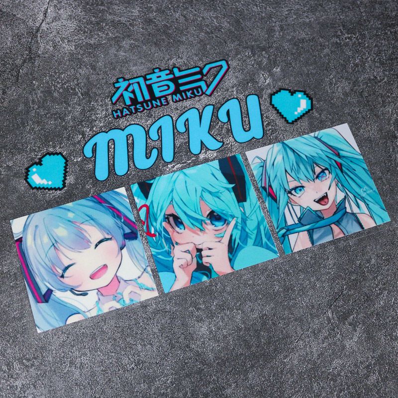 Stiker Reflektif Anime Hatsune - Car Accessories Sticker ulasan dan harga