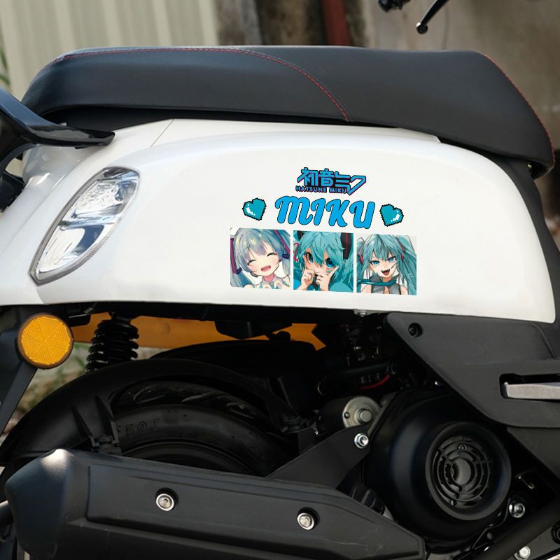 Stiker Reflektif Anime Hatsune - Car Accessories Sticker ulasan dan harga