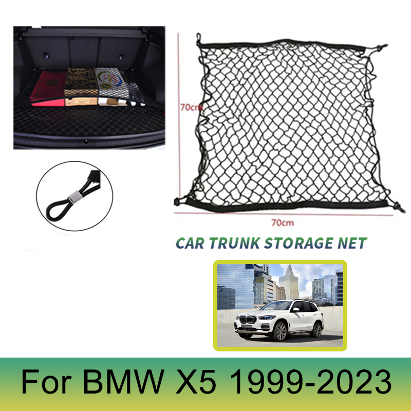 Untuk BMW X5 iX5 E70 F15 G05 E - Car Cargo Net Trunk ulasan dan harga