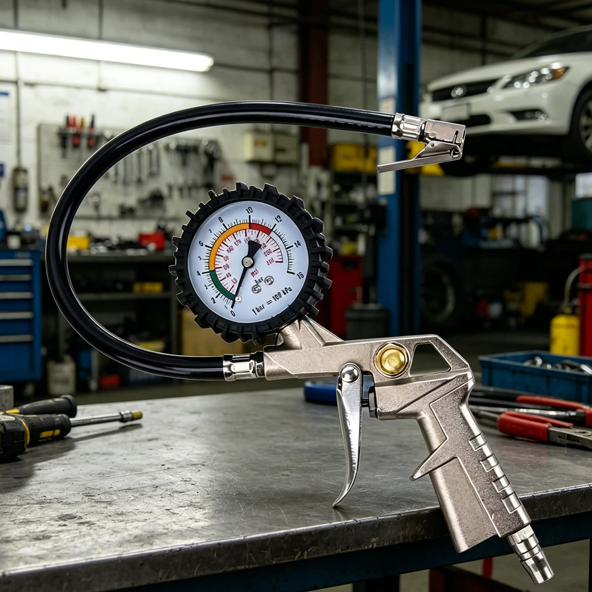 Alat Pompa Ban Mobil Pengukur  - Car Accessories Job ulasan dan harga