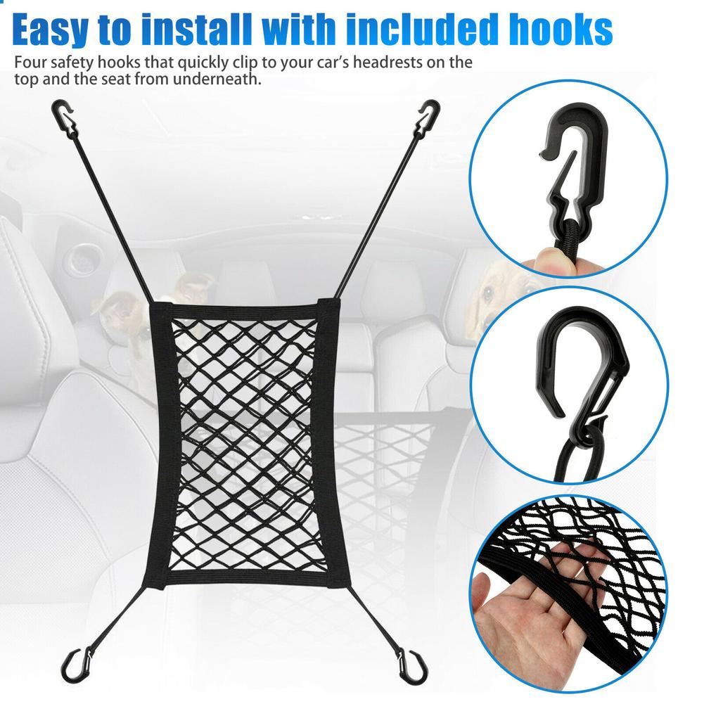 Tempat Duduk Mobil Anjing Jari - Car Cargo Net Trunk ulasan dan harga