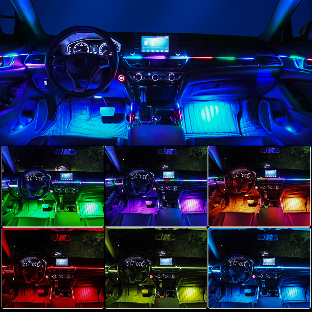 Lampu Sekitar Mobil Led Univer - Led Interior Ambient Light ulasan dan harga